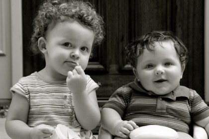 Savannah (2) & Caleb (5 months)